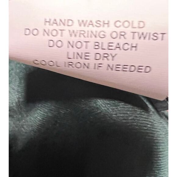 B. DARLIN Green windowpane check babydoll tiered ruffle sweetheart dress sz M - Picture 6 of 12